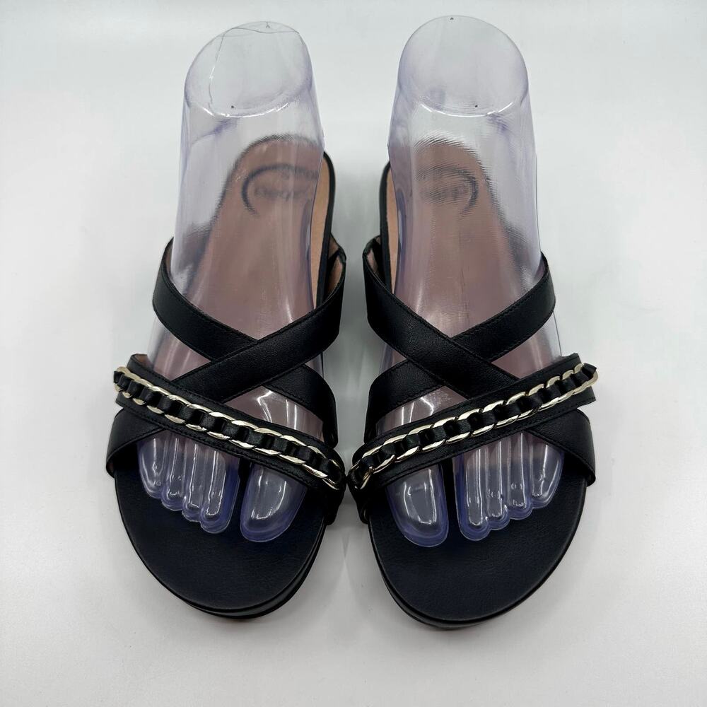 Abeo Shauna Bio System Bea-Braid Dress Sandals WMN Black US 7N Strappy Slingback